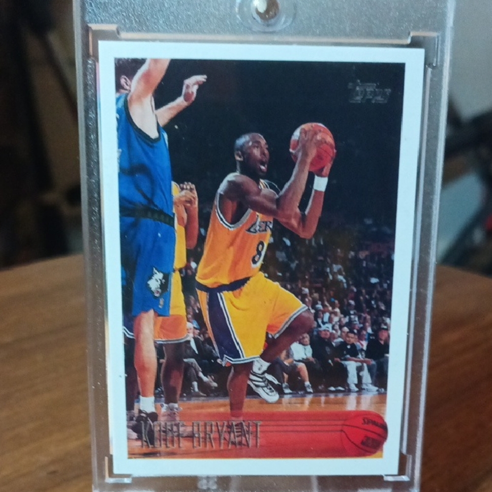 Kobe Bryant Rookie Basketball Card From 1996-97 Topps #138 (Miint Condition)
